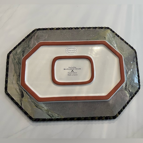 MacKenzie-Childs MacLachlan Serving Platter - Picture 3 of 9
